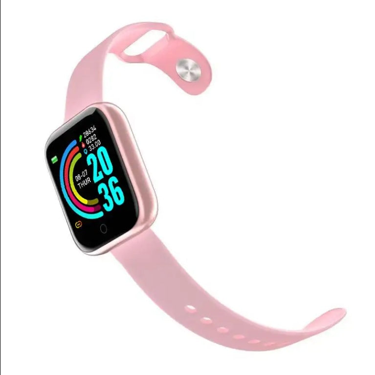 Y68 Smartwatch - Compact Design, Lightweight Construction, With Strapless Strap, Perfect For Everyday Wear